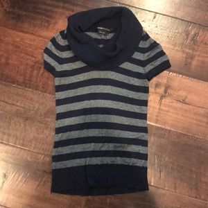 BCBG MaxAzria striped cowl neck‎ top XS
